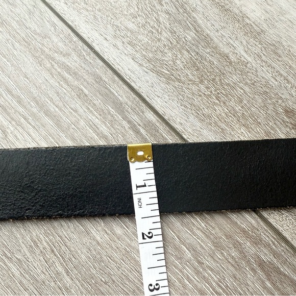 Vintage Black Premium Leather Belt Made in Canada - Picture 14 of 14